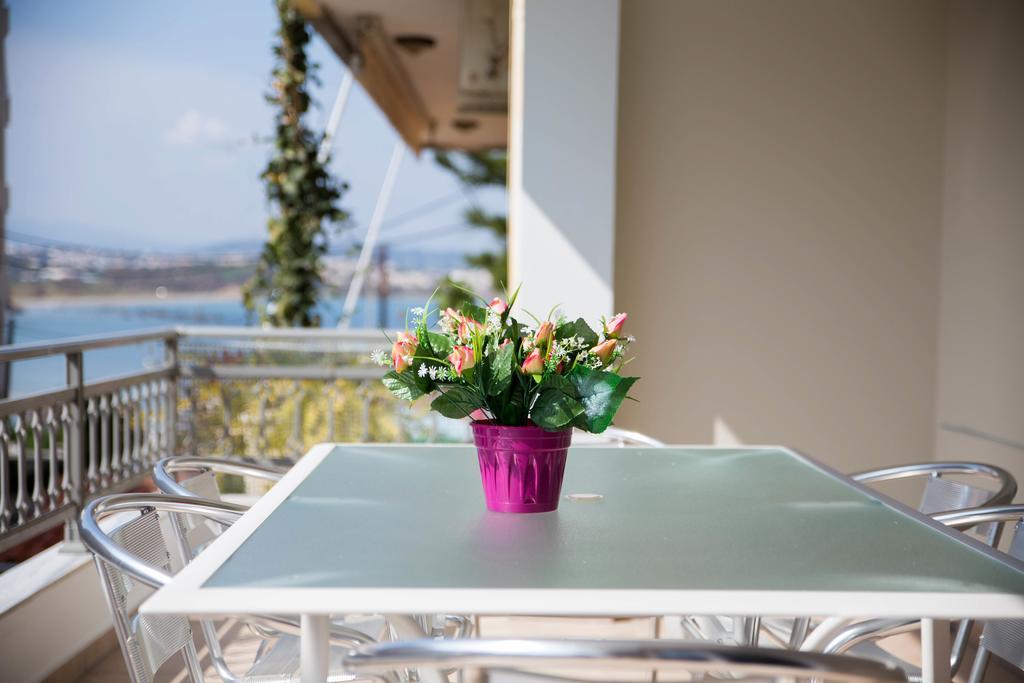 Chania Sea View Apartment With Free Private Parking Kültér fotó